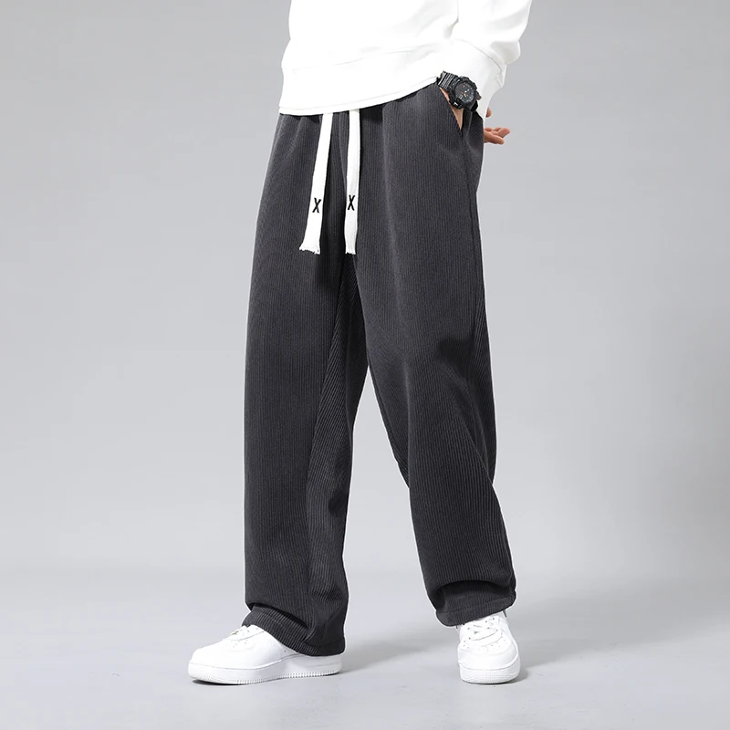 Thin Casual Wide-leg Pants Hang Sense Fashion Handsome Classic Multi-match Durable Fabric Comfortable Breathable Casual Pants
