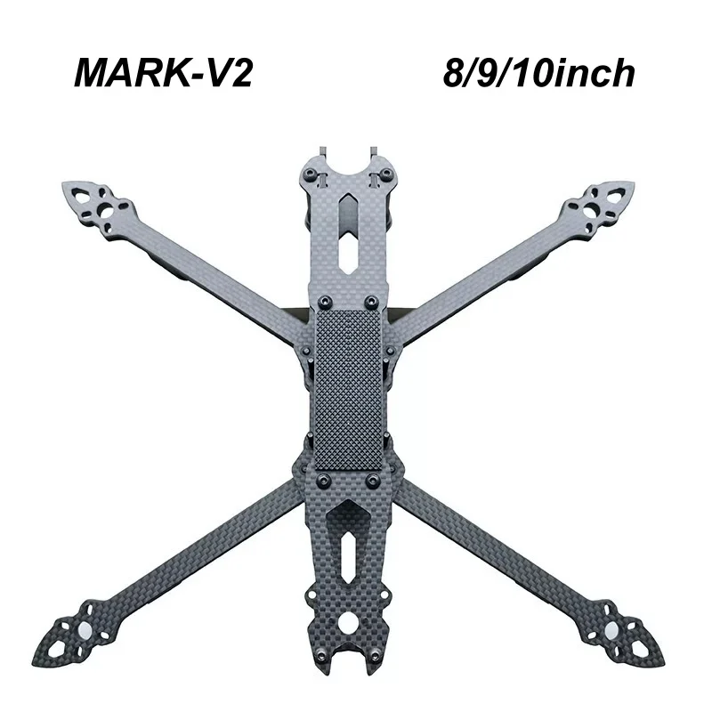 

MARK4 8/9/10inch V2 3K Carbon Fiber FPV Drone Frame Kit H-type For FPV Drone Travel machine Long endurance