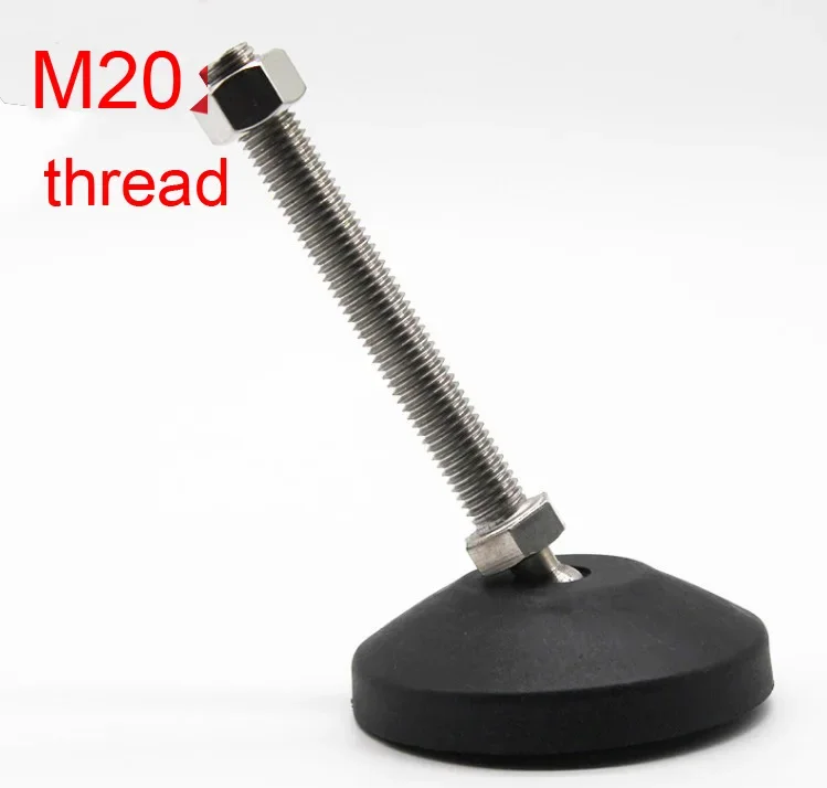 

WESTCREEK M20 Thread Screw Bolt Nylon Universal Adjustable Feet Leveling Foot Swivel Levelers Support Leg Large Base Glide Machi