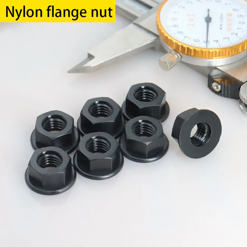 240-pecas-de-porcas-sextavadas-de-nylon-em-7-tamanhos-m3-m4-m5-m6-m8-m10-m12-fixadores-de-porcas-sextavadas-pretas