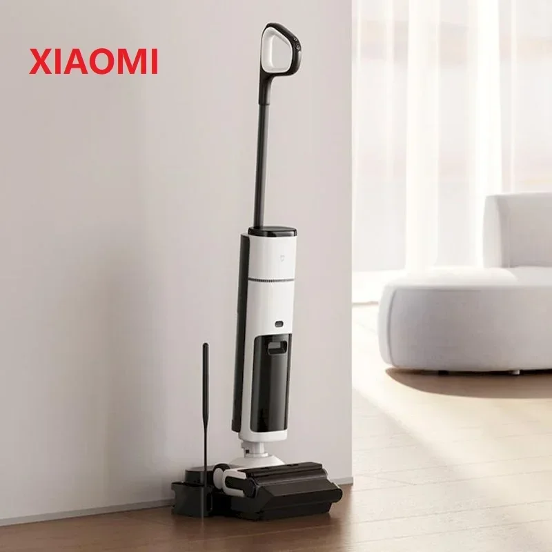 

New Xiaomi Hot Drying Wireless Floor Scrubber 2 Suction Drag and Wash Integrated Machine Self-cleaning Vacuum Cleaner 4000mAh