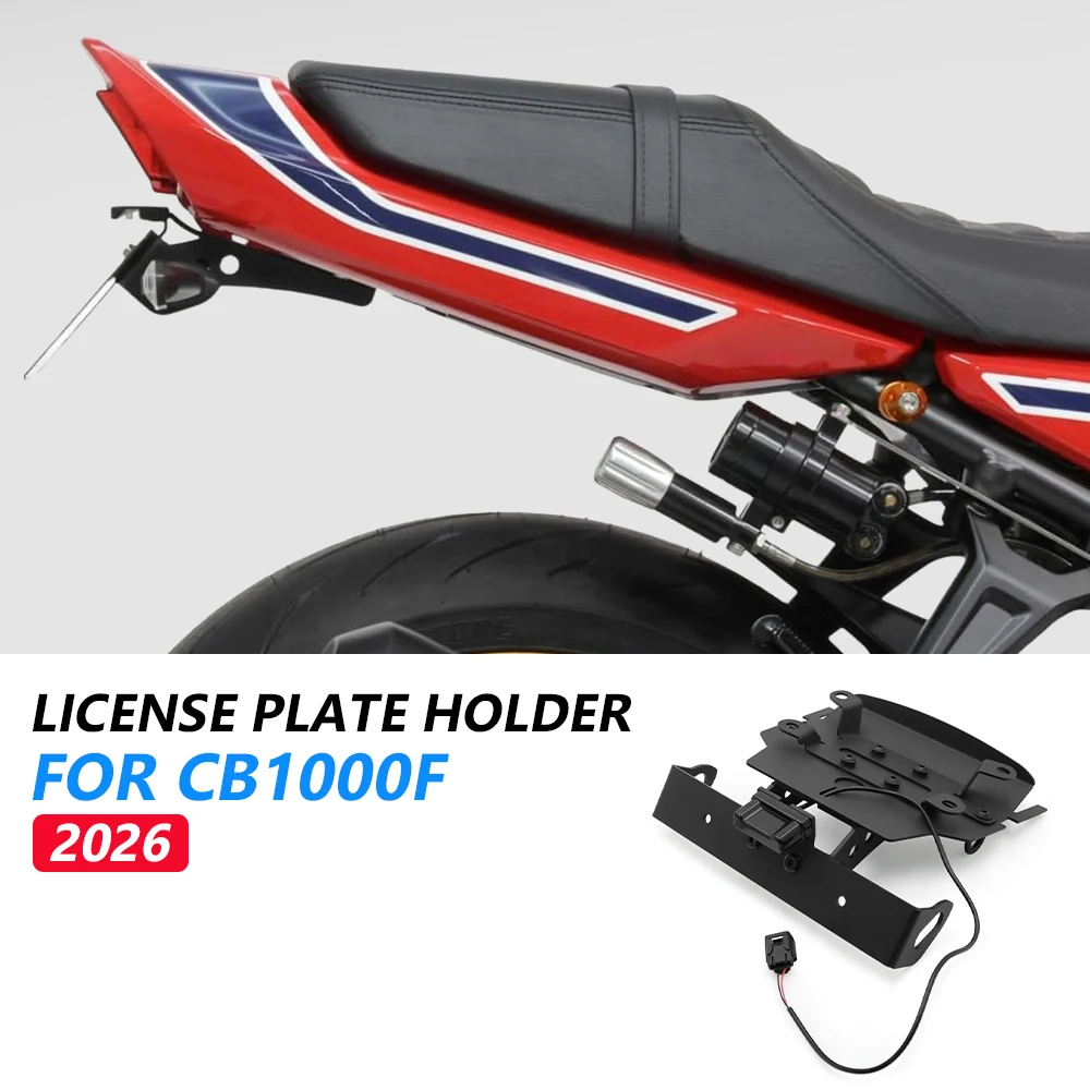 

Fuselage Number Tag Shell Band For Honda CB1000F CB1000 F CB 1000 F 2026 Motorcycles Tail License Plate Holder Light Accessories