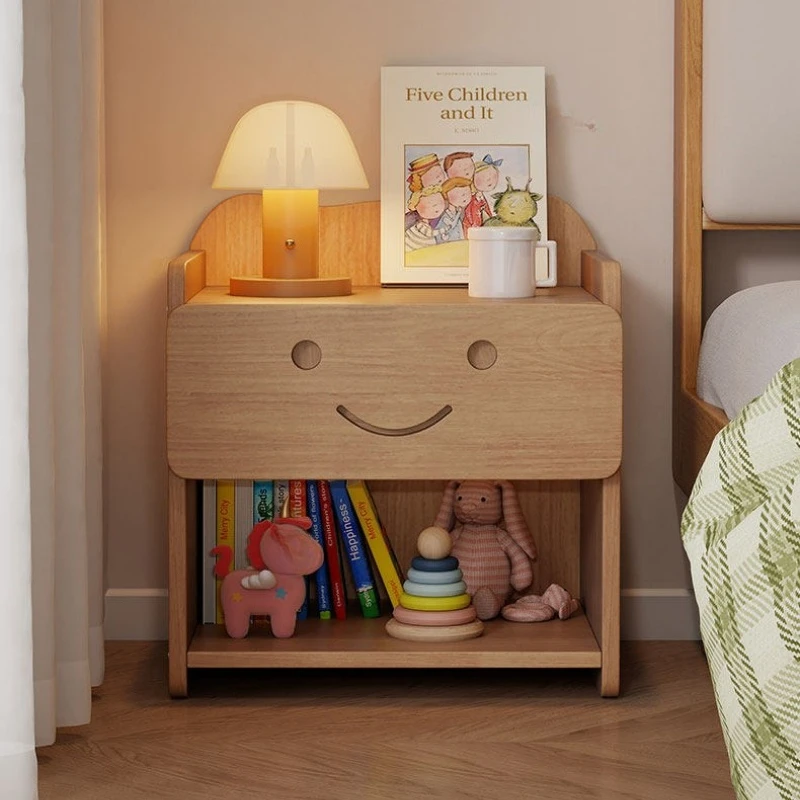 wood children's bedside table small bedroom creative household bedside table Storage comodino camera da letto bedroom furniture