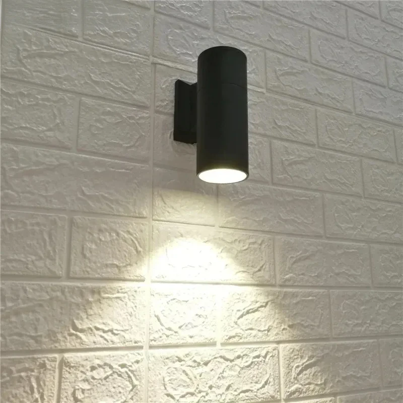 UDDALight Outdoor Wall Lamp Waterproof LED Up Down Sconce Aluminum Modern Light for Garden Porch Patio Fence Single Head 10W 7W