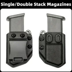 Portacargadores doble 9mm con clip de cinturón universal IWB OWB