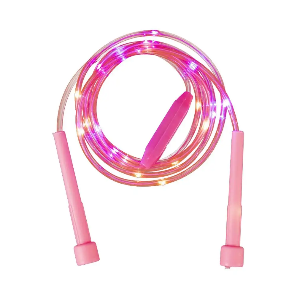 LED Jump Ropes for Kids Girls Flashing Colorful Exercise Jump Rope Light Up Luminous Adjustable Skipping Ropes for Fitness X7X9