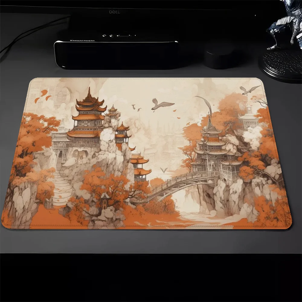 Chinese Style Desk Pad Mouse Mats Small Gaming Pc Accessories Deskmat Pad on the Table Mausepad Mousepad Gamer Computer Mat Pads