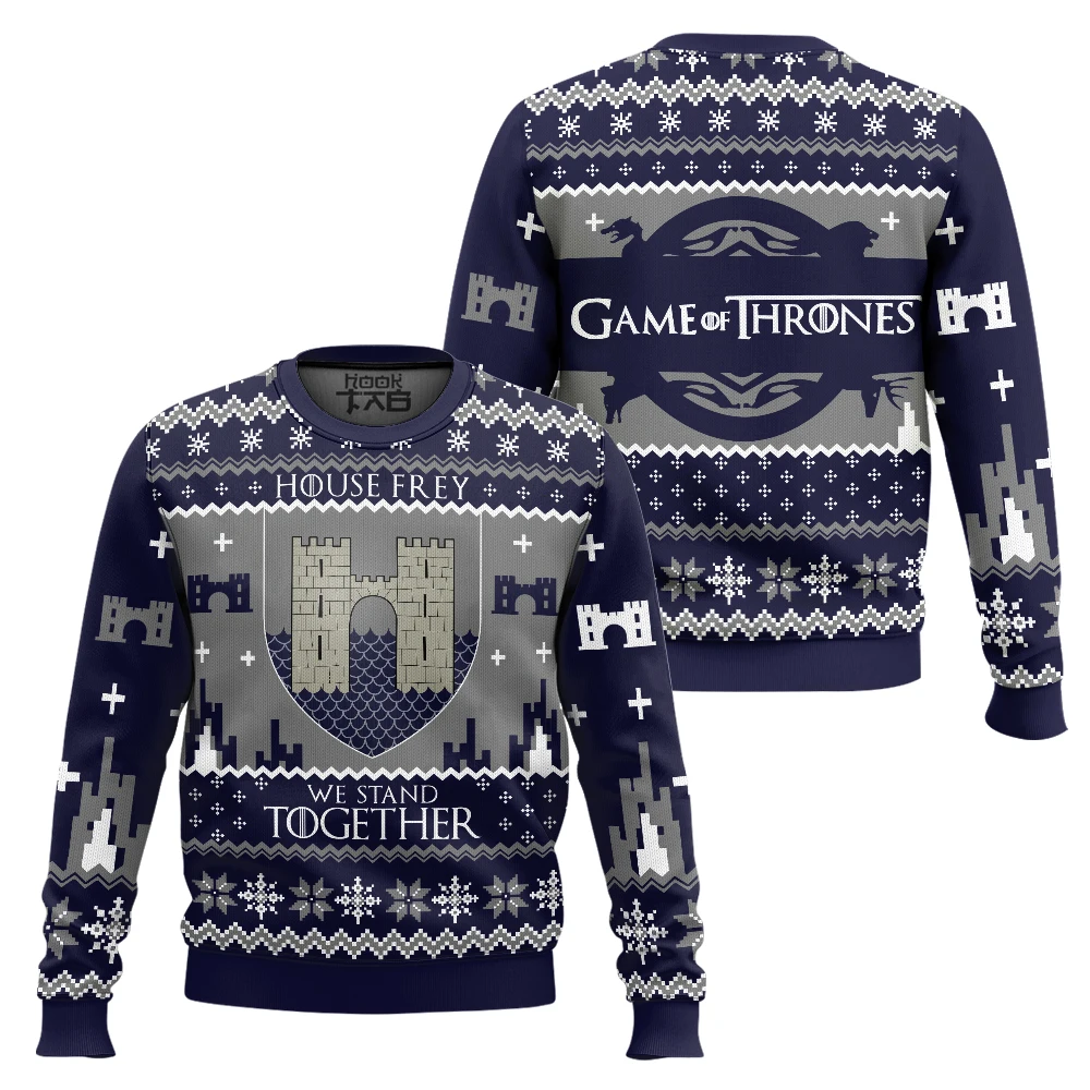 Night Watch Game Of Thrones Ugly Sweater Funny Holiday Party Pullover Warm Cozy Plus Size Sweater for Men Women Xmas Gift 2026