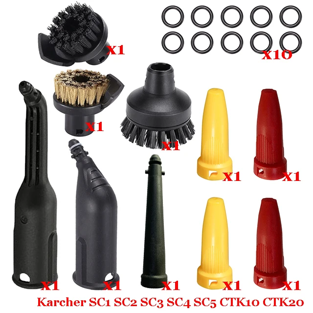 Voor Karcher Sc1 Sc2 Sc3 Sc4 Sc5 Sc7 Ctk10 Ctk20 Handheld Stoomborstelkop Krachtige Nozzle Vervanging Stofzuiger Onderdelen