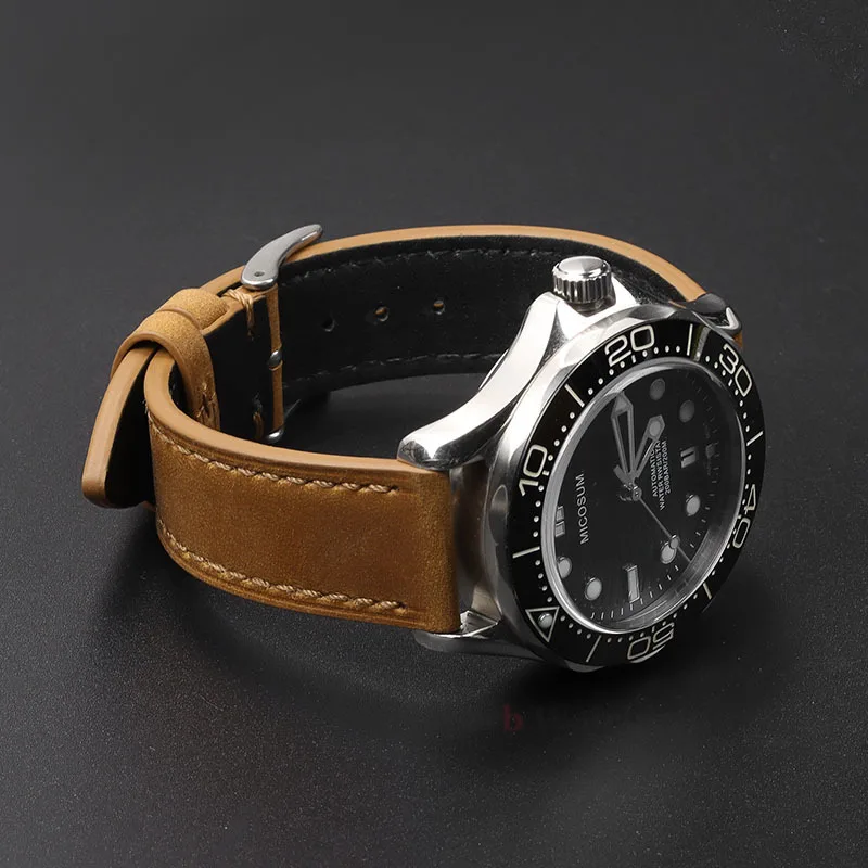 Vintage Watch Strap Quick Release Cowhide Watchband 18mm 19mm 20mm 21mm 22mm Soft Bracelet Smart Watch Strap Accessories