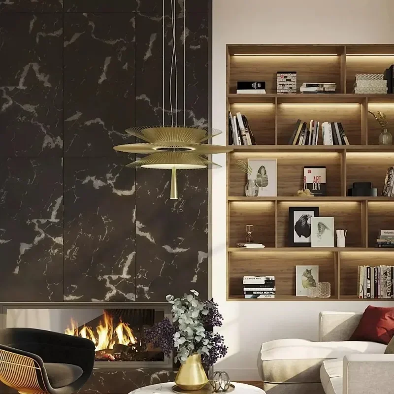 Post-modern Simple Hollow Flying Saucer Chandelier Designer Living Room Dining Room Tea Room Club Creative Decorative Lamps