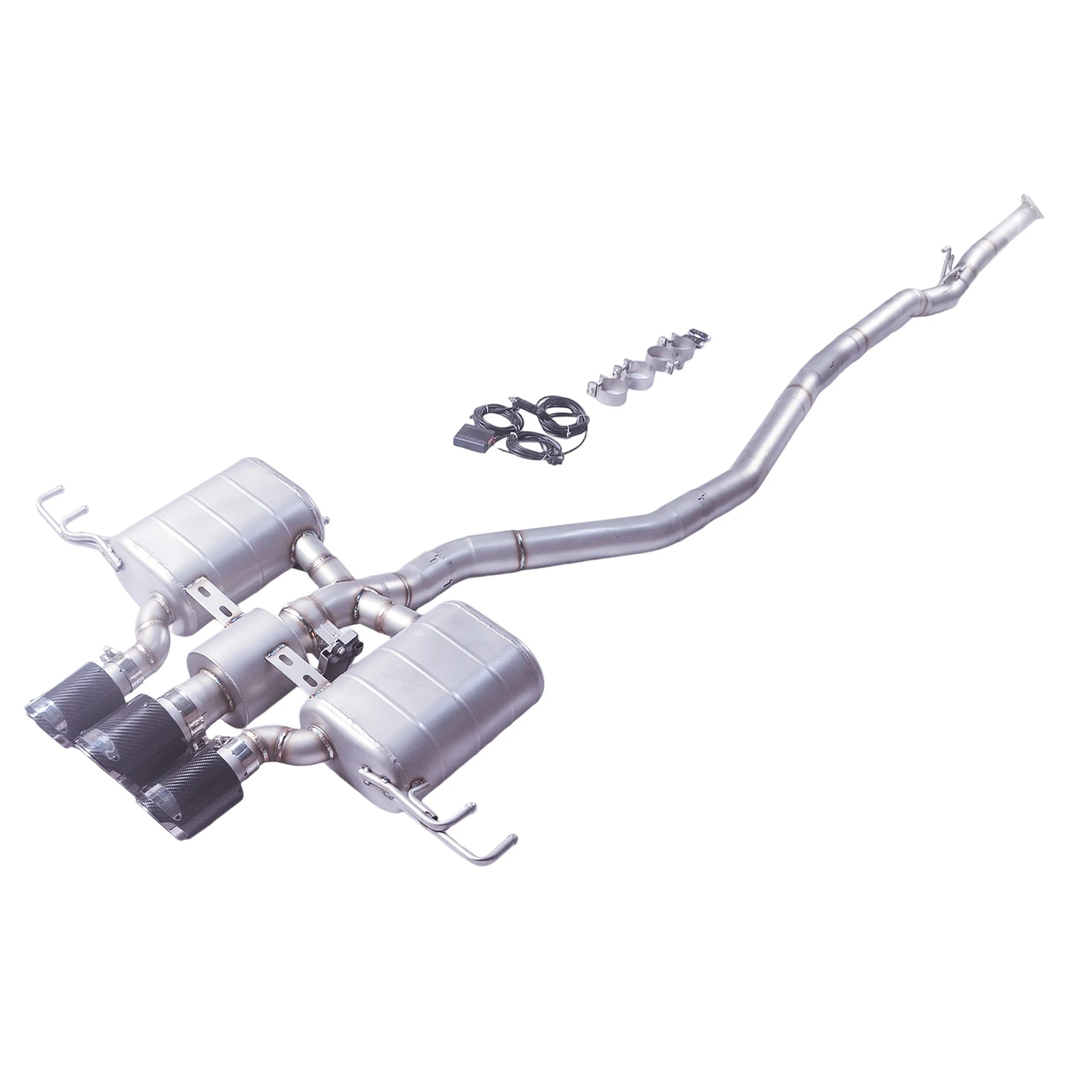 

[Personalized Customization] Cat-back of Exhaust System Muffler for 24Honda Civic Type-R FK8 2.0T with Valve middle three-outlet