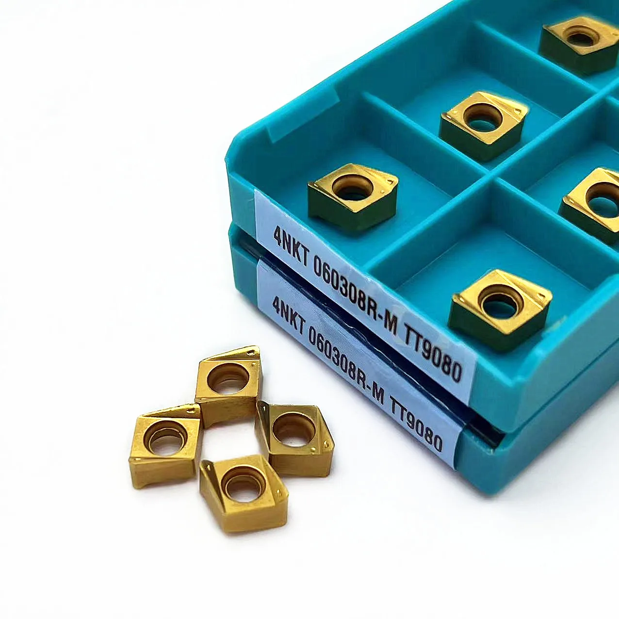 Muslimm TT9080 inserto in metallo duro di alta qualità Taegutec utensile per tornitura in metallo inserto per tornitura CNC 4NKT 060308R strumento per fresatura a perno