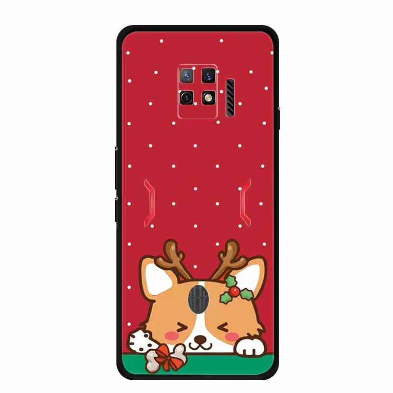 For ZTE nubia Red Magic 7 Pro Case Christmas TPU Silicone Soft Phone Back Cover for ZTE Nubia Red Magic 7Pro 5G Shockproof Funda