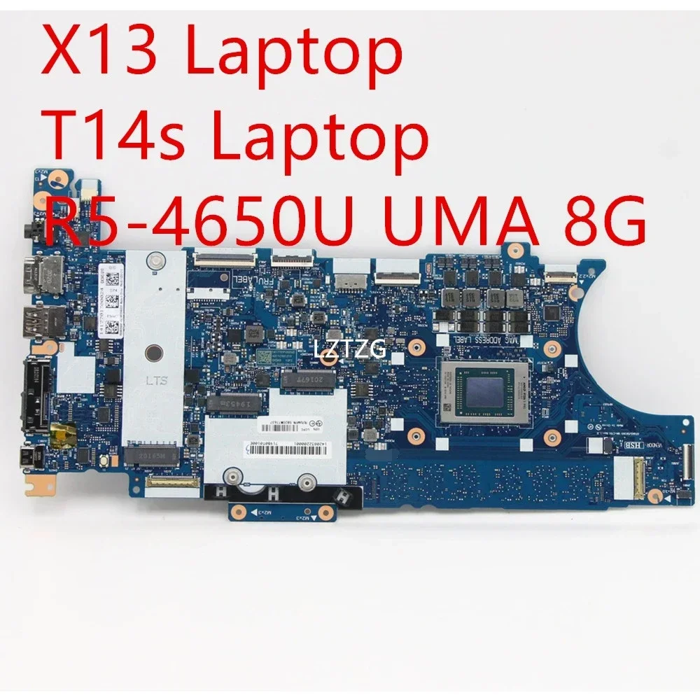 

Motherboard For Lenovo ThinkPad X13/T14s Laptop Mainboard R5-4650U UMA 8G 5B20W77637