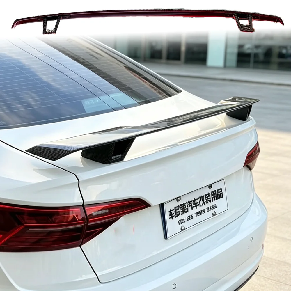 For 2006-2022  Volkswagen Jetta SagitarHigh quality carbon brazed rear spoiler rear luggage compartment pressure wing tail wing
