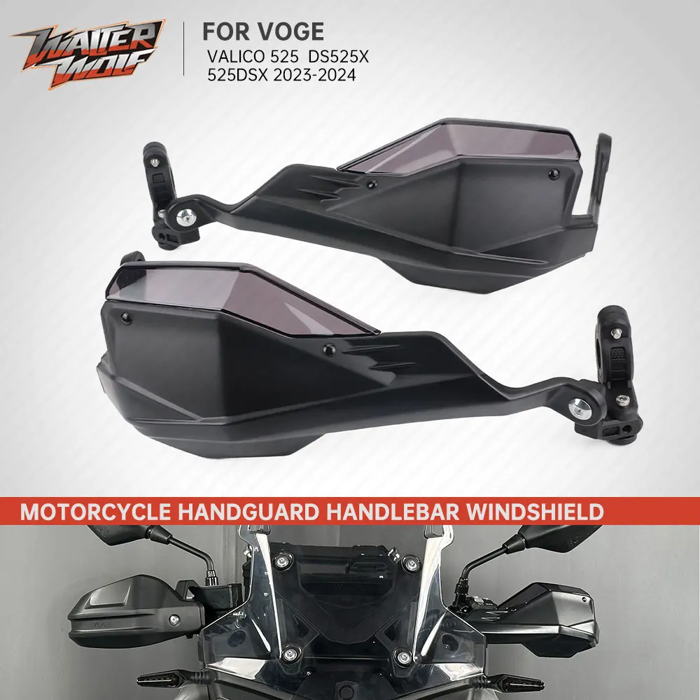 For Voge DS525X 525DSX 2023 2024 Motorcycle Handguard Handlebar Windshield Fit Valico 525 DSX525 Heighten Hand Guard Protector