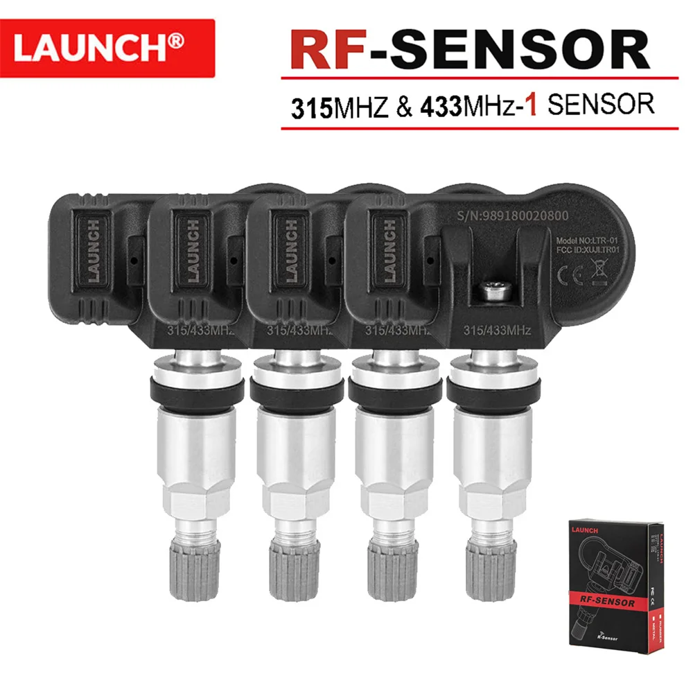 LAUNCH X431 2 in 1 RF-SENSOR 315MHZ & 433MHZ TPMS Sensor Tire Repair Tools Scanner Tire Pressure Sensors Tester Programming