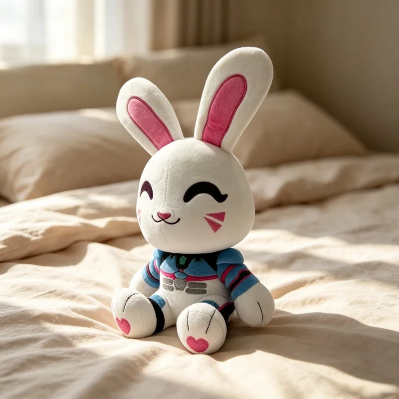 Blizzard Youtooz Joint Name Overwatch D Va Pink Rabbit Plush Doll Exquisite Design Charm Collectible Gift Series Ornaments