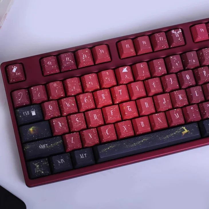 

[Reindeer] Mechanical keyboard five-sided sublimation personality PBT, OEM keycaps