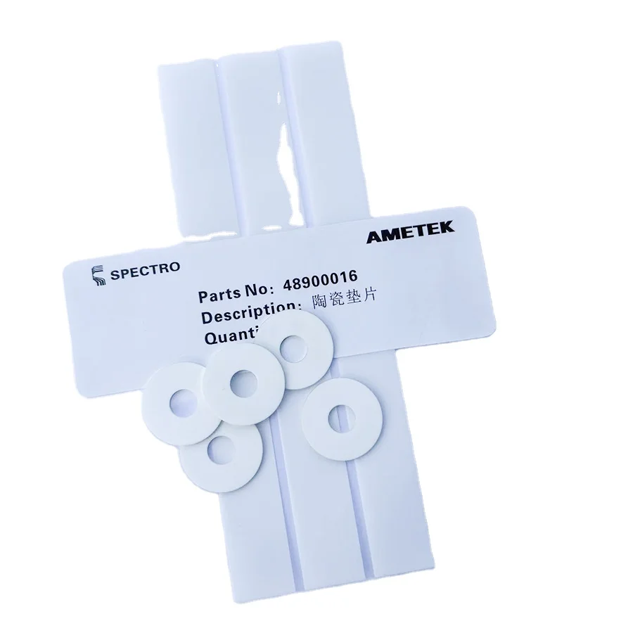 Original New SPECTRO AMETEK 48900016 Spectrometer CERAMIC DISK/ AL2O3/ OD=18MM/ ID=6MM/ T=0.50MM/ for Laboratory Instrument
