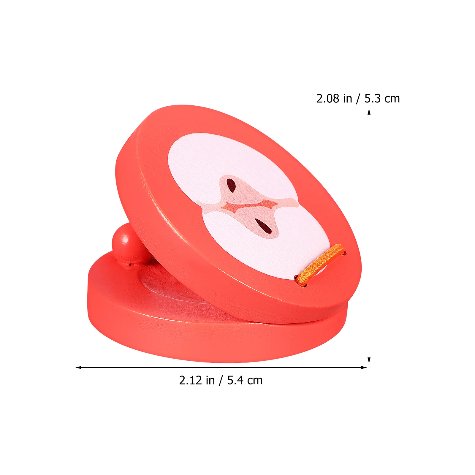 

4pcs Wooden Castanets Apple Watermelon Kids Musical Instruments Toddler Educational Toys Percussion