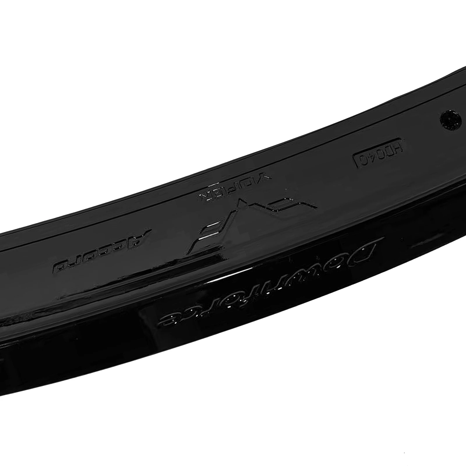 Yofer Rear Trunk Spoiler Wing Tailgate Flap Lip Decoration Trim For Honda Accord 2018-2022 Gloss Black Tail Splitter Deflector