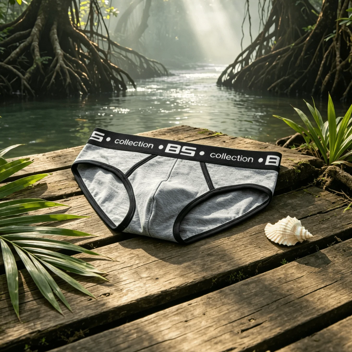 Mens Briefs Luxury Texture Wide Letter Webbing Waistband Precise Stitching Edge 3D Pouch Design Soft Skin Friendly