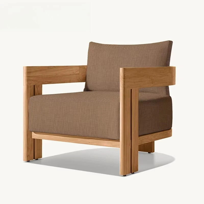 

Outdoor Furniture Set Luxury Teak Garden Sofa Villa Patio Furniture Set Modern Resort Luxury Sofa Hotel Patio Outdoor Sofa Set