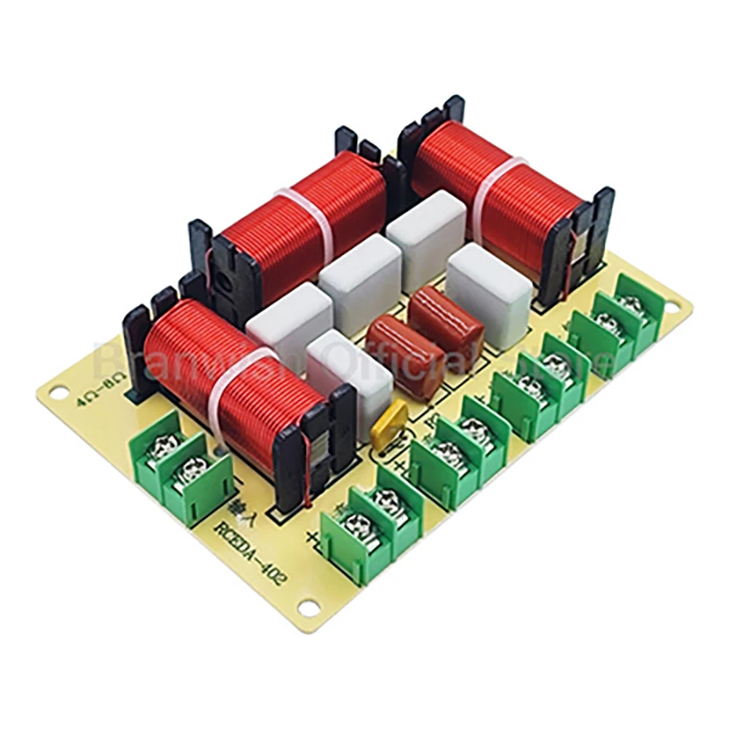 

200 Вт 4-полосный кроссоверный фильтр, модуль Hi-Fi, модификация динамика, плата обновления 4-8 Ом, профессиональный аудиокроссовер для домашнего кинотеатра