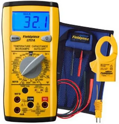 Classic Style Digital Multimeter w/Temp, MFD, Microamps, Frequency