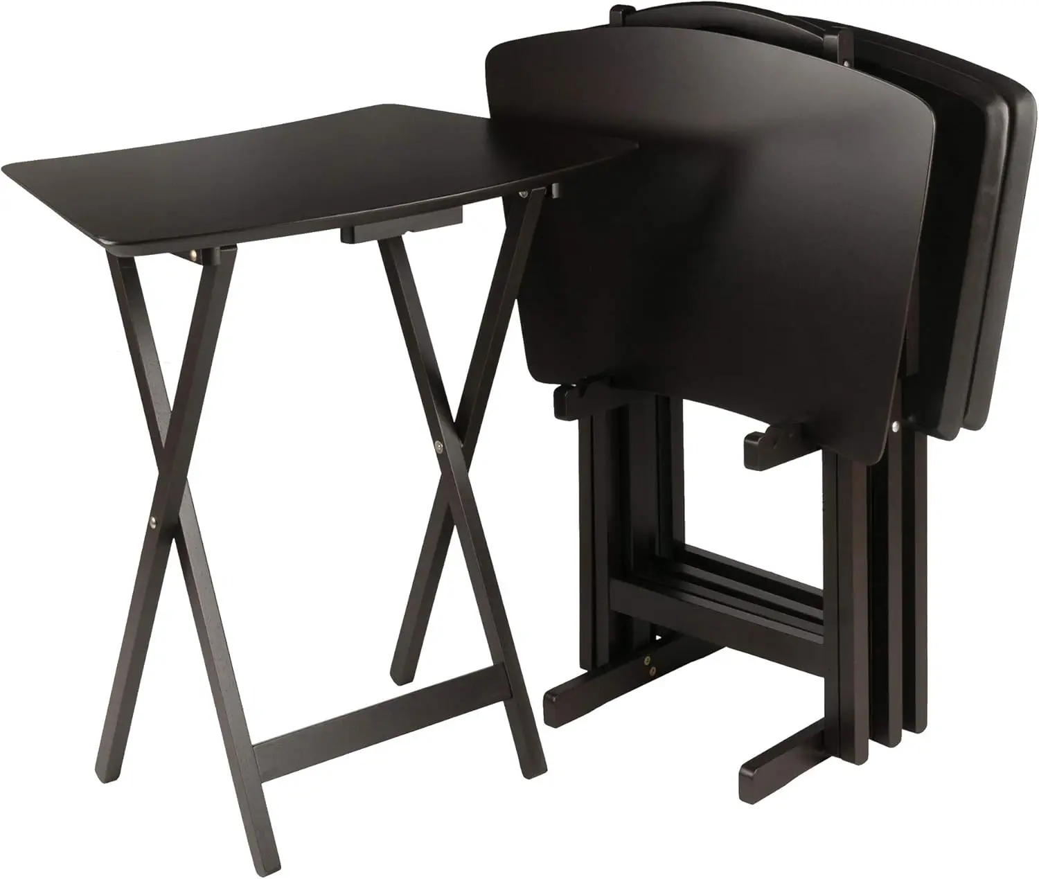 Anila Snack Table, Coffee, 23.86 X 16.77 X 25.83