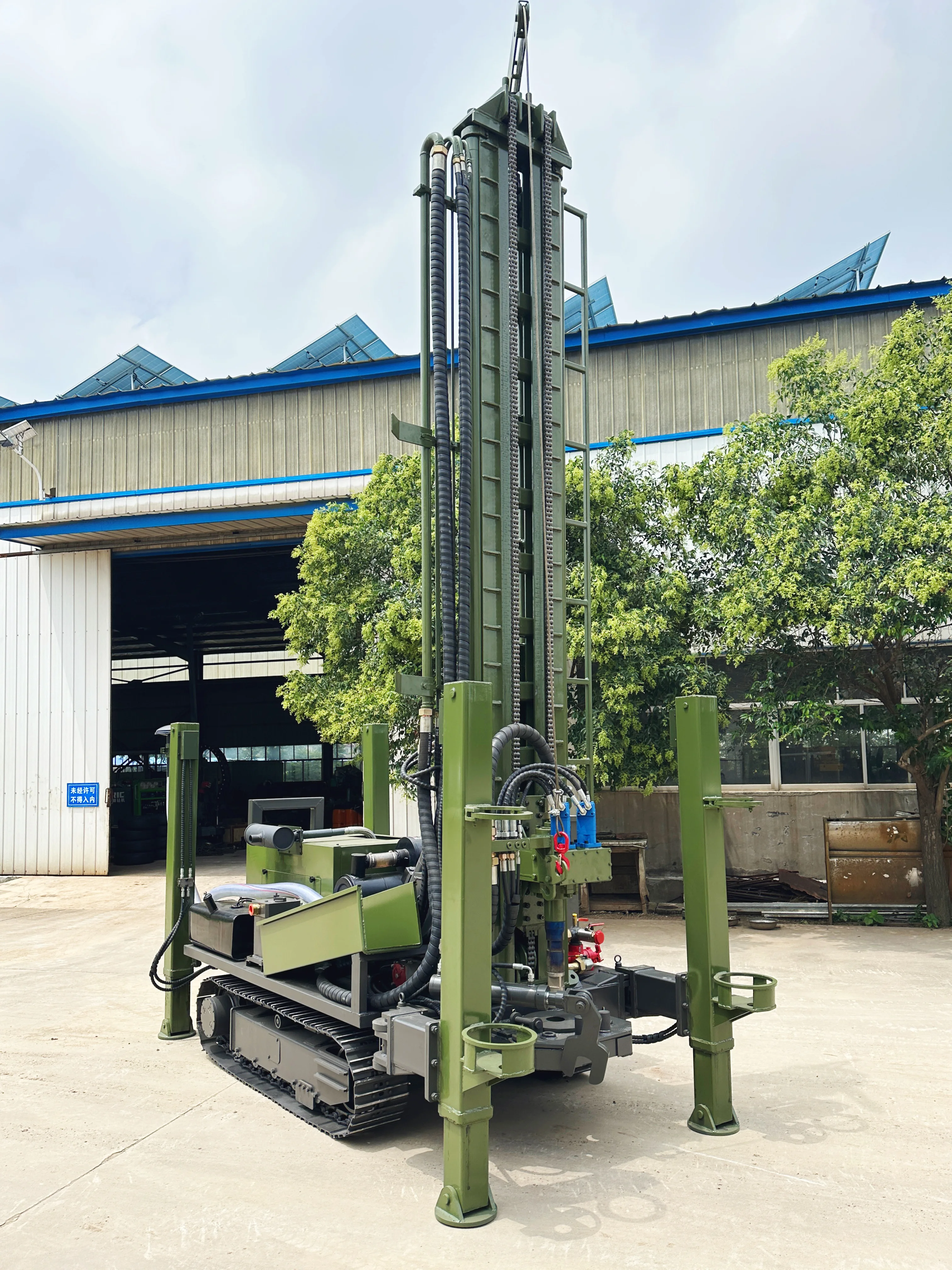 고성능 맞춤형 크롤러 장착 유압식 280m 수중 시추 장비