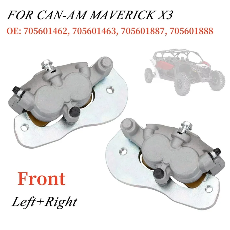 

AUTO 1 пара мотоциклетных тормозных суппортов 705601462 705601463 для Can-Am Maverick Sport Trail X3 Turbo Defender HD5/HD7 705601887