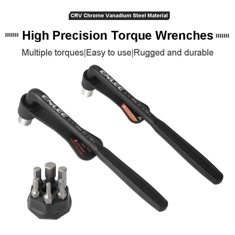 Bicycle Torque Wrenches Convenient High Accuracy Torque Wrenches 10-20NM Alloy Hexagonal Set Repair Tools Chrome Vanadium Steel