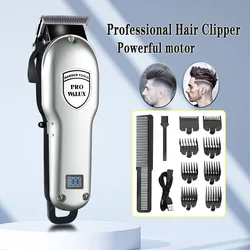 WALUX Hair Clippers Professional Hair Trimmer Adjustable USB Rechargeabl 1800mAh Li-ion Battery safe  Barber Clipper For Men