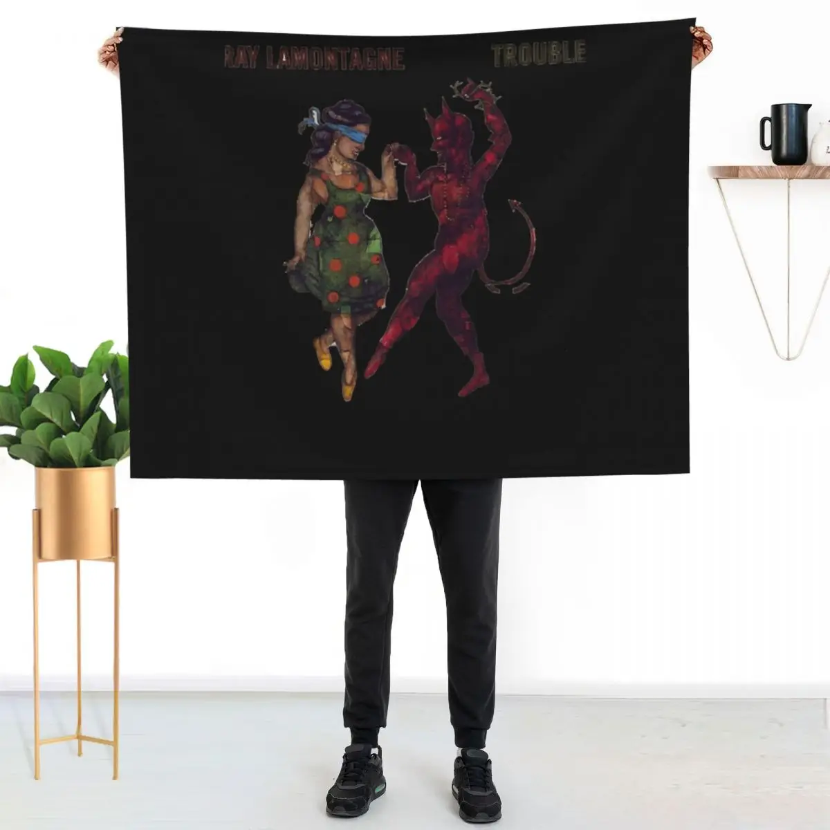 Ray Lamontagne Dance Trouble Essential T-Shirt Throw Blanket Thin Soft Beds Luxury Designer Baby Polar Blankets