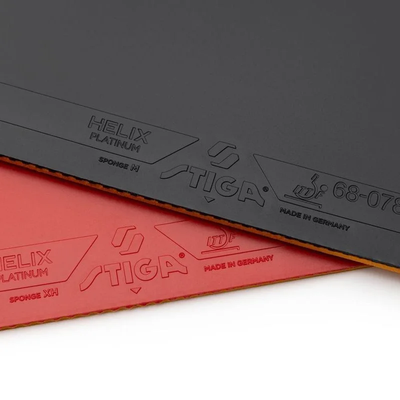 STIGA HELIX Platinum Series Tischtennisbelag High Tensor Ping-Pong-Belag für Elite-Geschwindigkeit & Spin Hergestellt in Deutschland – Detail 2