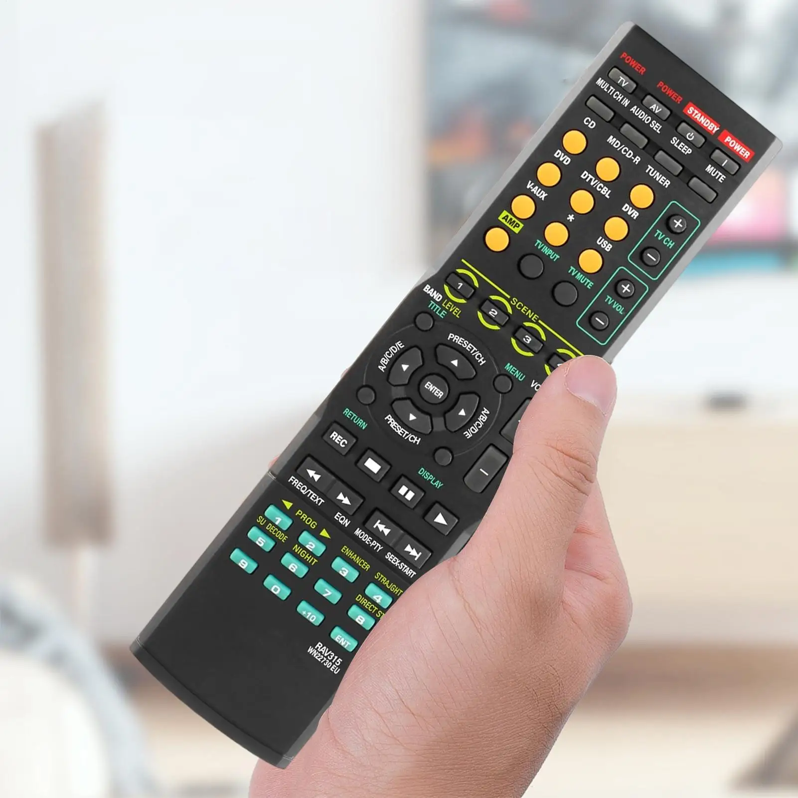 Yamaha AV 수신기 홈 오디오 HTR-6025 HTR-6030 Av 수신기 오디오 교체 원격 제어 홈 오디오 및 비디오 장비