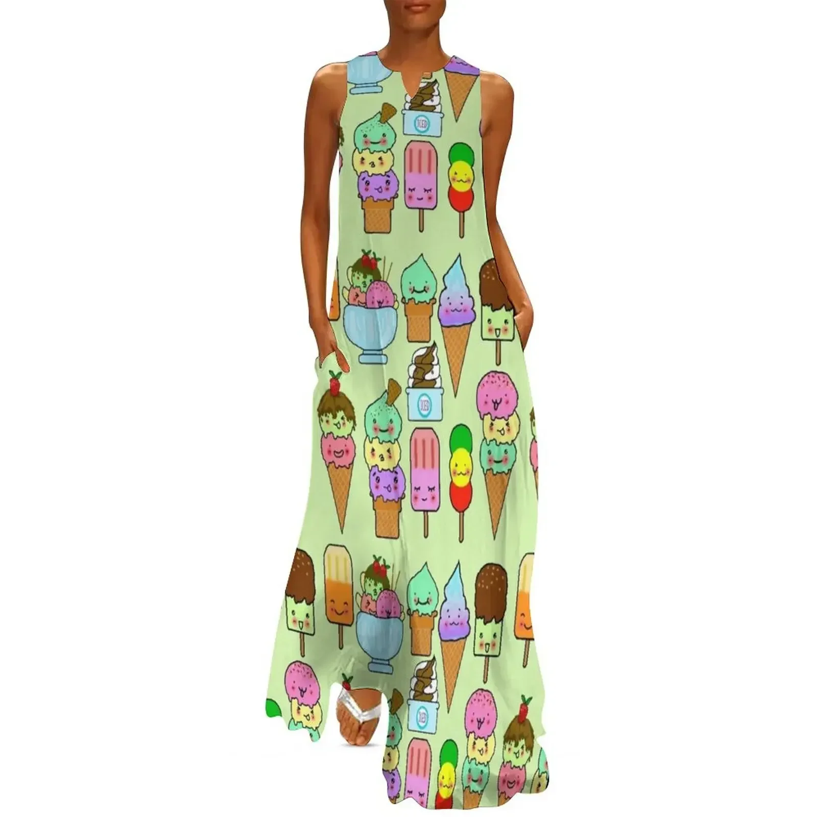 

Summer Ice Cream Long Dress evening dresses luxury 2025 prom dress summer clothes for women Dress