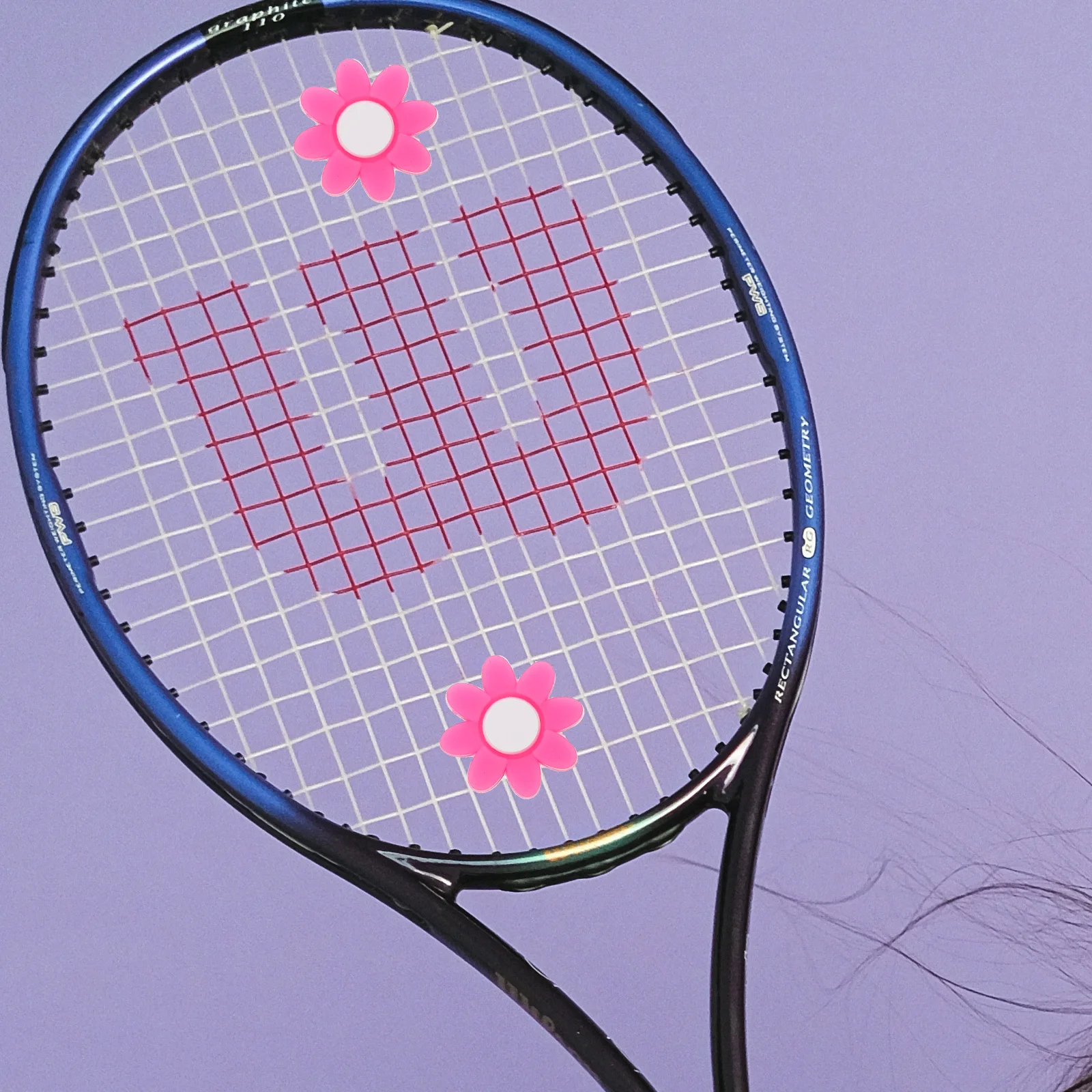 

5 шт., демпфер для ракетки в форме лепестка, редуктор вибрации для теннисных ракеток, уличный амортизатор, стильный мультяшный узор