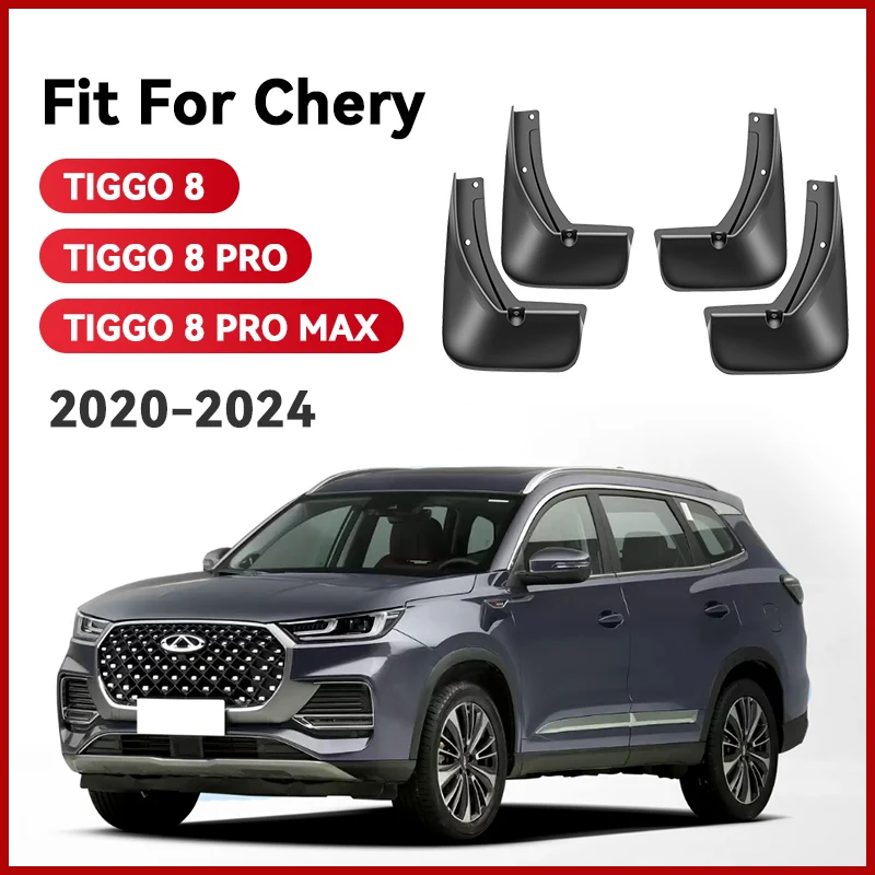 

for Chery Tiggo 8 Pro 2022 2021 PLUS 2020 2019 2018 Mudguards Splash Guards Fender Mud Flaps Car Parts Auto Stying Accessories