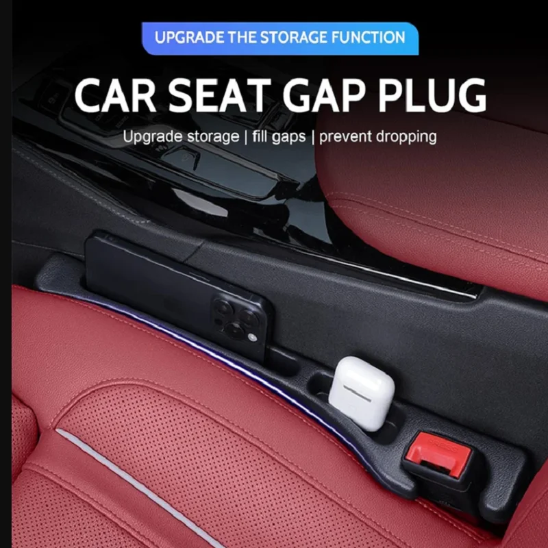 1 زوج العالمي سيارة الجانب التماس التوصيل قطاع مع 2 الأخاديد مانعة للتسرب مقعد السيارة حشو السيارات الديكور الداخلي وحدة التحكم المنظم