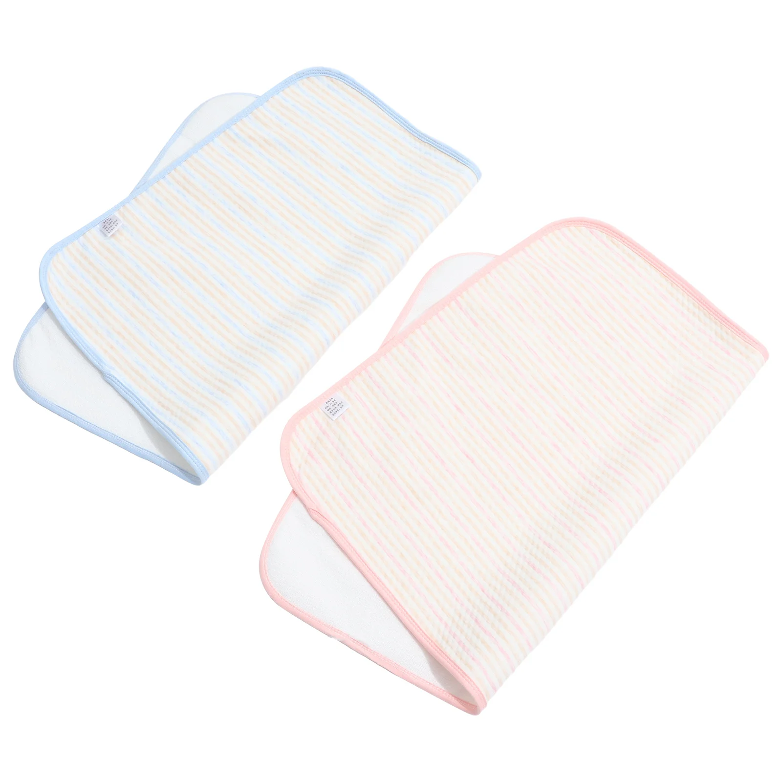 2Pcs Waterproof Breathable Baby Changing Pads Multipurpose Nursing Cushions for Home Diaper Changing Mat Reusable Cotton Infant