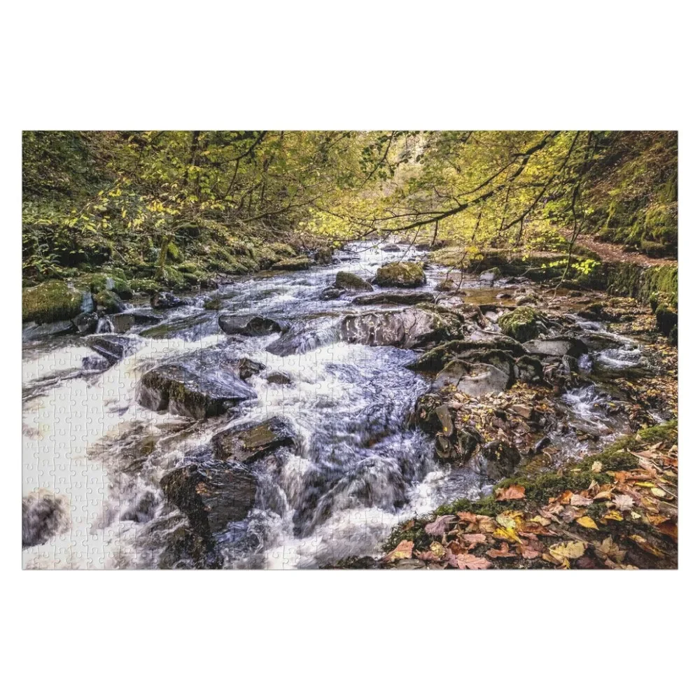 

Watersmeet Trail, North Devon UK Jigsaw Puzzle Personalized Name Children Puzzle