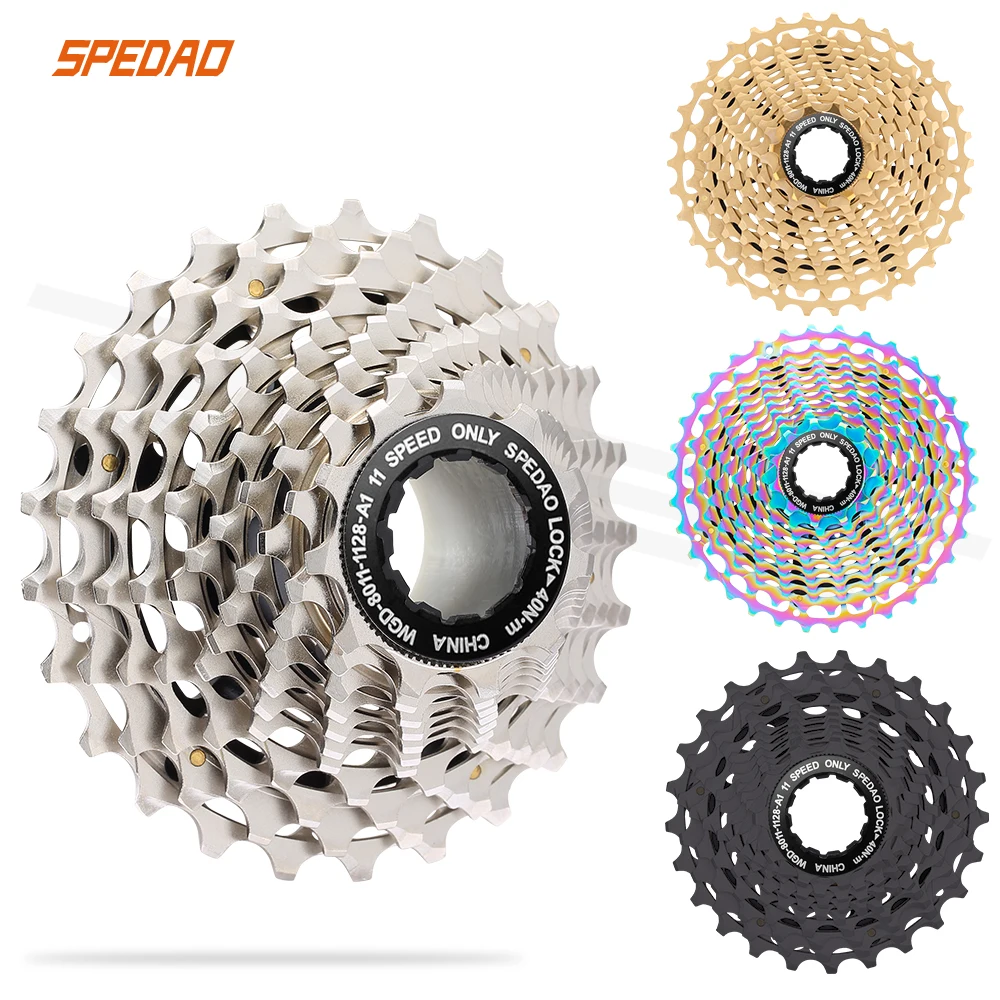 

SPEDAO 11 Speed Bicycle Cassette 11-25T 28T 32T 34T 11S Road Bike Freewheel Bicycle Durable Sprocket DA 9100 Cycling Parts