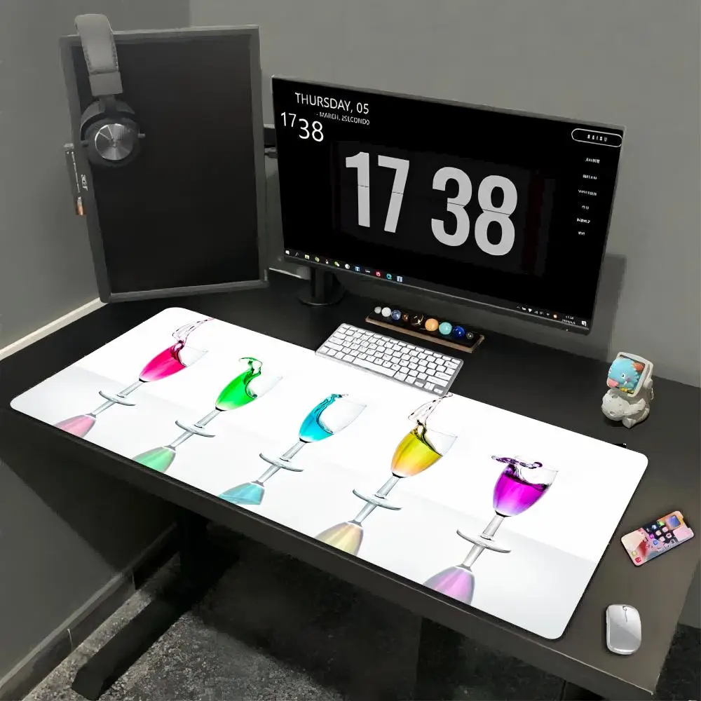 

Goblet Art Mouse Pad XXL Computer Accessories Office Game Table Mats Rubber Anti-slip Gaming Keyboard Mousepads Desk Pads 40X90