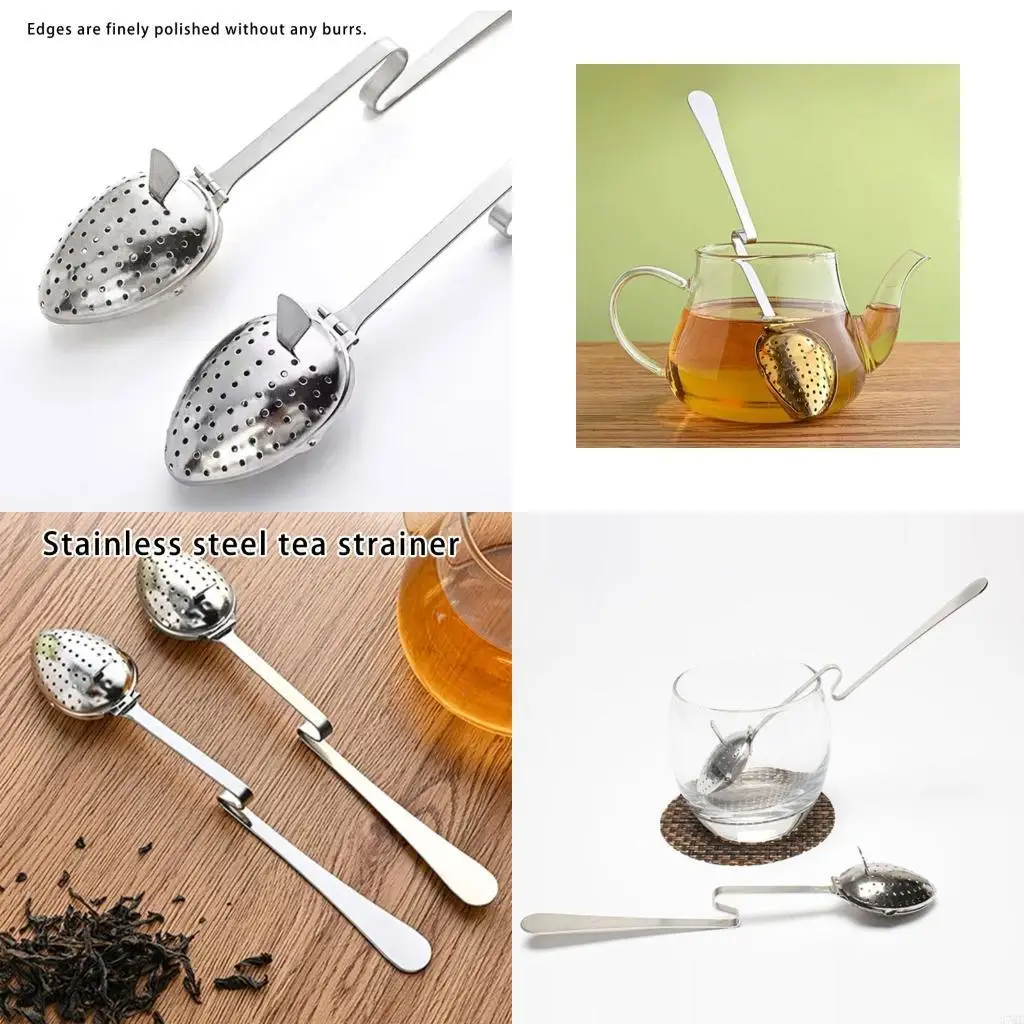 37ME Stainless Steel Zigzag Tea Infuser With Fine Mesh For Clear Tea Brewing Home Use