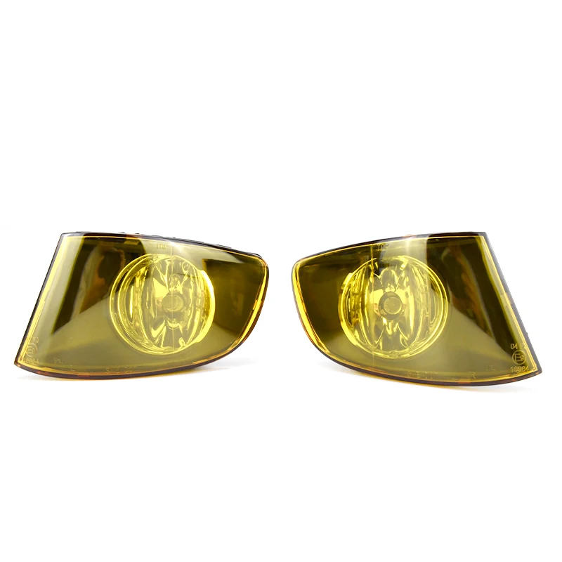 1Pair Yellow Lens Front Fog Lights For BMW 3 Series E92 E93 2007‑2011 Convertible Play Replacement Auto Fog Lamps Accessories
