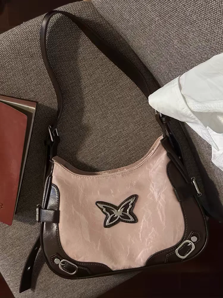 Bogen süße kleine Umhängetaschen für Frauen neue Trend Mode Pu Leder Umhängetasche weibliche Handtaschen Geldbörsen Halbmond Tasche heiß